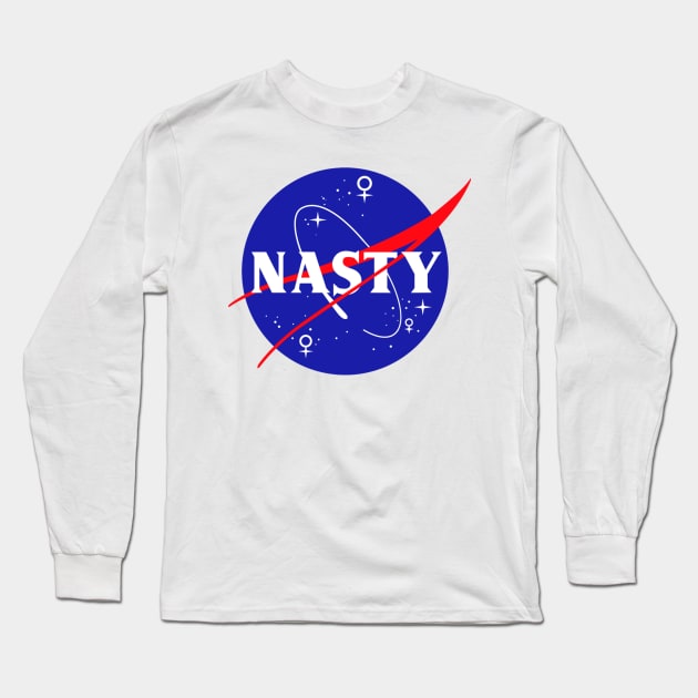 Nasty NASA Long Sleeve T-Shirt by AV_LAMP